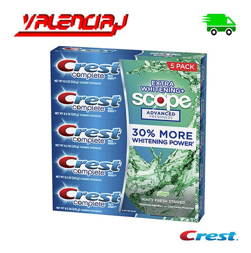 Pack Crema Dental Cres-tt Extra Blancura - g a $46
