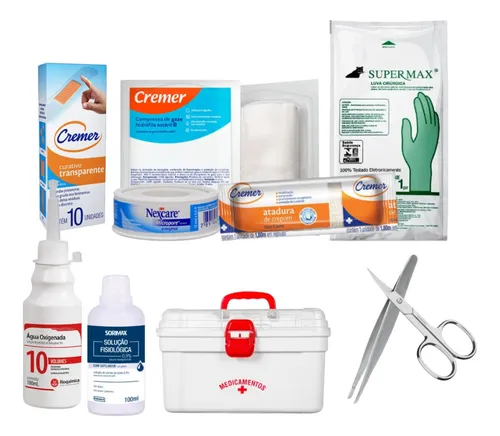 comprar Kit Primeiros Socorros Para Emergência - Viagem - Cu002F Tesoura