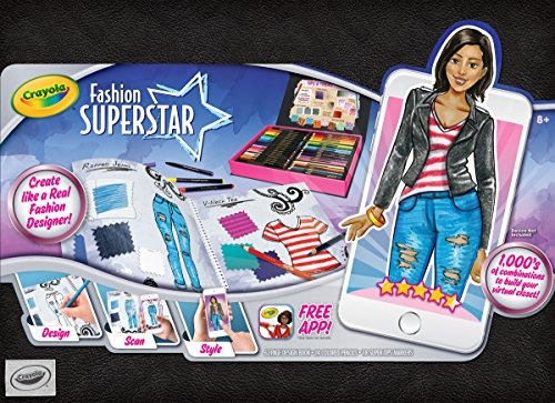 Crayola Fashion Superstar, Coloring Book And App, Toy For Gi