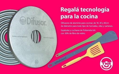 Imagen 2 de 4 de Difusor Tnr Aluminio Inyectado Auténtico 18cm Envío Gratis
