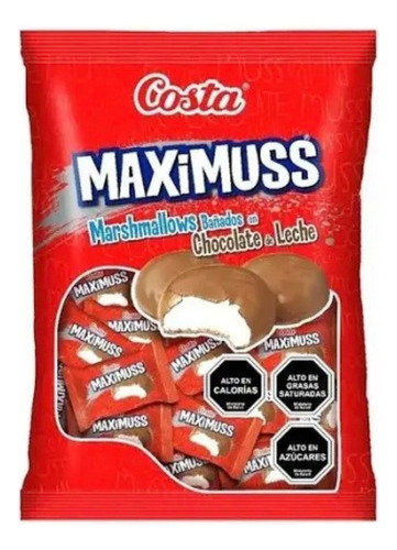 Dulces Maximuss Marshmallows Chocolates (30 Unidades)