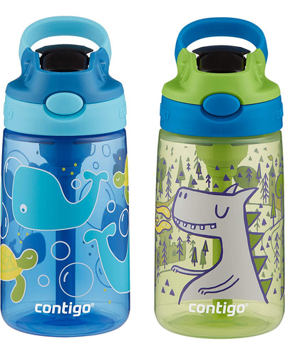 Botella De Agua Niños Autospout, Paquete De 2, 1 Unida...