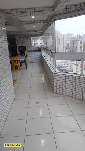 Imagem 11 de 30 de Excelente Apartamento Com 03 Dormitórios Para Venda Com 150 M² No Bairro Vila Tupi Em Praia Grande/sp - Ap6498