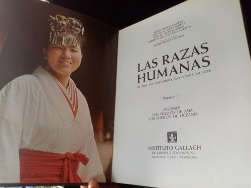 Enciclopedia Las Razas Humanas, Orígenes Asia Y Oceanía (Usado)