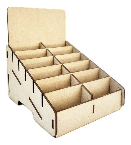 Organizador Exhibidor 12 Cajetillas Cigarro Horizontal Mdf