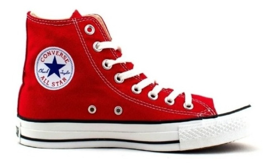 converse rojas en bota