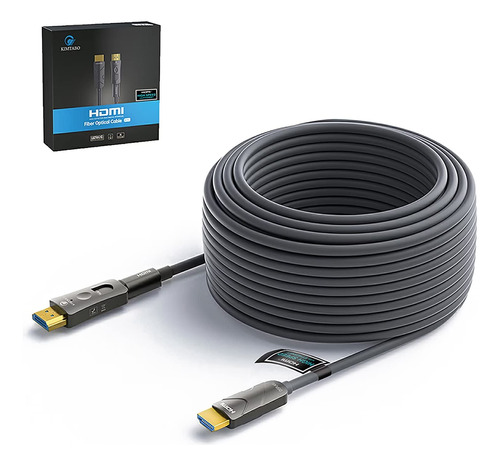 Cable Hdmi De Fibra Optica (hdmi 2.0, 18gbps), Kimtabo Hdmi
