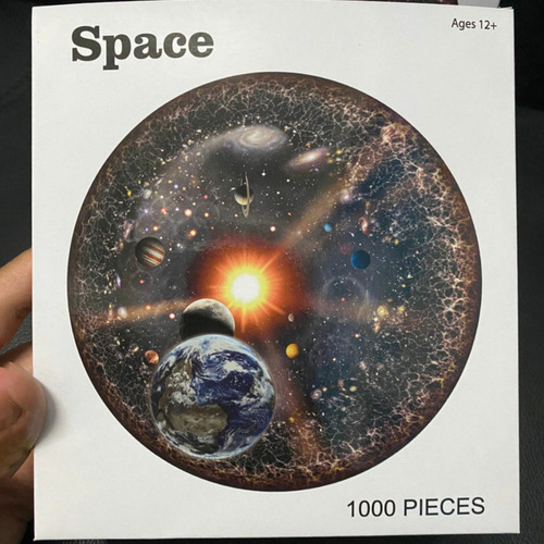 Rompecabezas Redondo, 1000 Piezas, Universo, Sistema Solar,