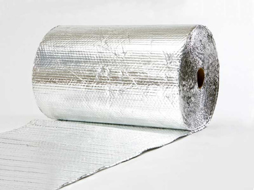 5m X 1.22m De Aislante Térmico Aluminizado Con Doble Burbuja (Usado)