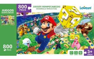 Rompecabezas Super Mario Bros World 800 Piezas Videojuegos