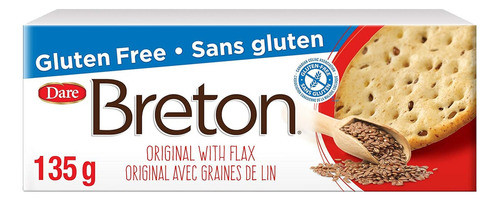 Dare Breton Galletas Originales Con Lino, 4.76 Oz