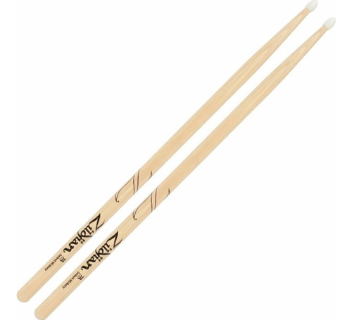 Baqueta De Madera Zildjian Punta De Nylon Z7an