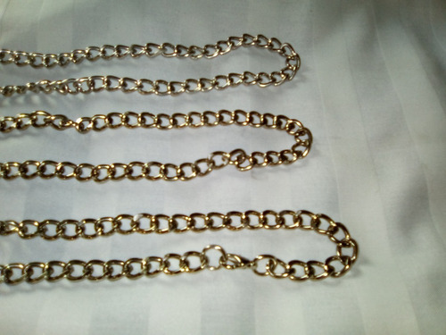 Collar Cadena Acero In 60cmx0,7 Lote 3 Articulos Liquidacion