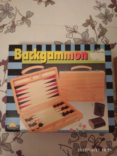 Juego De Mesa De Backgammon 19  Madera Pino. 