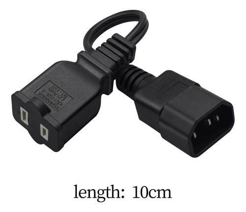 American Standard Cable Iec 320 C14 Macho A Hembra