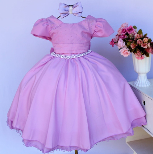 Vestido Infantil Princesa Sofia Super Luxo Mega Oferta