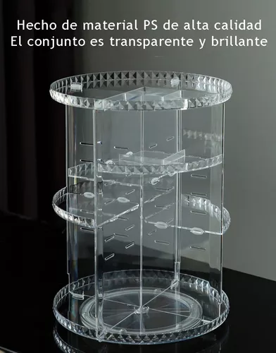 Organizador Maquillaje Cosméticos De Rotación Acrílico 360