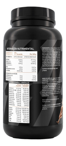 Kit 2 Piezas Proteína Complete Chocolate 1 Kg
