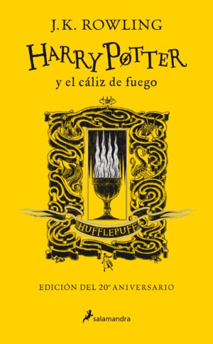 Libro Harry Potter Y El Cáliz De Fuego (amarillo Huffl-nuevo