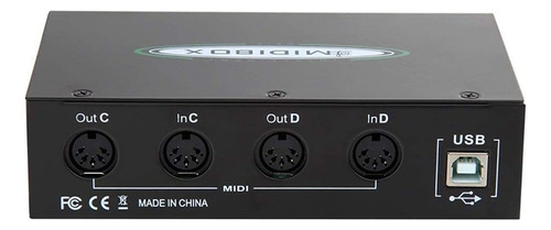 Instrumentos Musicales Midi Box Usb Midi Merge Thru Box 64 M
