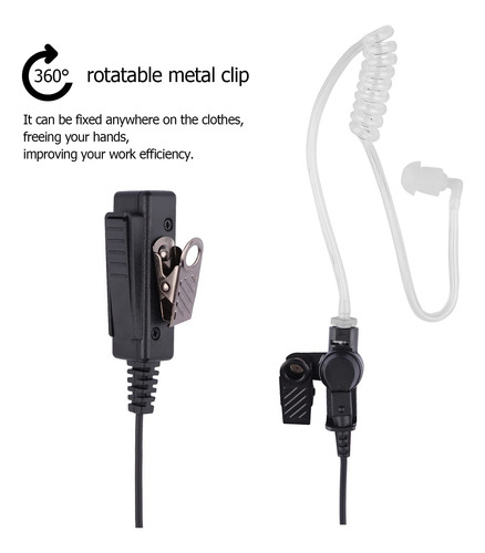 Compatível Com Fones De Ouvido Baofeng Uv-5r Bf-8hp Uv-82