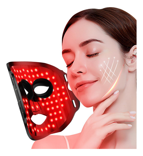 Bnlei Terapia De Luz Roja Para Cara Y Cuello, Lampara Led In