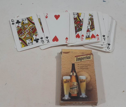 Mazo De Cartas Cerveza Quilmes Imperial. Black-jack