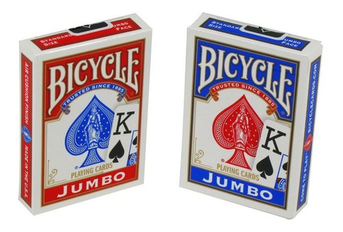 2 Pack Baraja Bicycle Jumbo Poker Cartas Mazo Magia Casino
