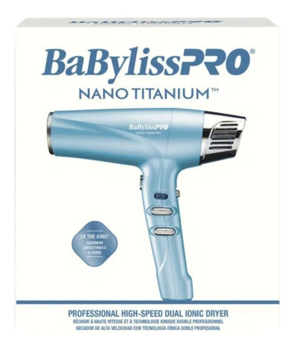 Secador Babylisspro Nano Titanium Ionica Doble