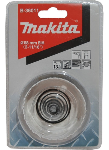 Sierra Copa 68mm Makita B-36011 Inox Metal Madera Mkb