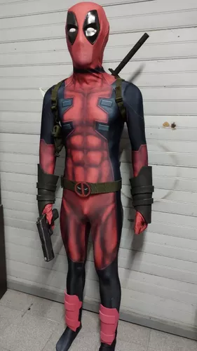 Disfraz Deadpool Para Chicos + Cinturones A Pedido