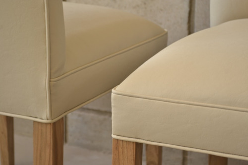 Imagen 3 de 7 de Silla Comedor Venecia Doble Vivo Antimancha Paraiso Premium