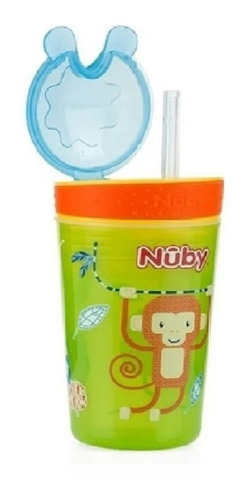 Vaso Portacereales Snack N' Sip 270ml +12m Nuby