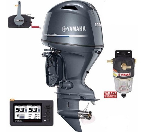 Imagen 1 de 4 de Motor Fuera De Borda Yamaha 115 Hp 4 Tiempos