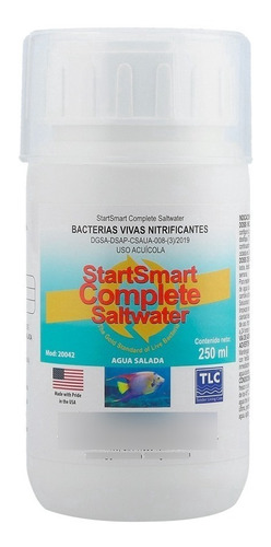 Bacteria Aclaradora De Agua Salada Peceras Startsmart 250ml
