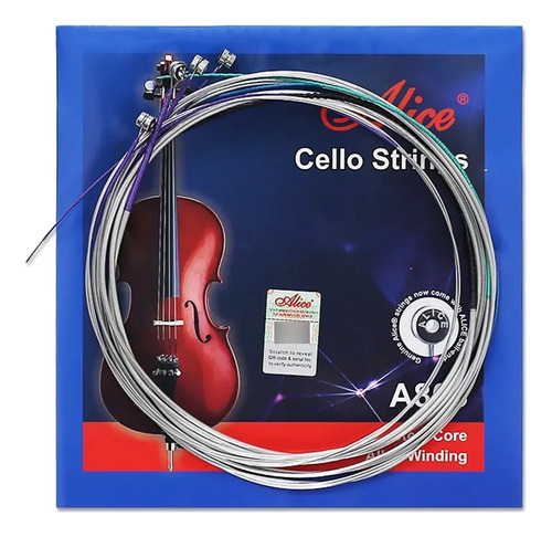 Set De Cuerdas Para Cello Marca Alice A803