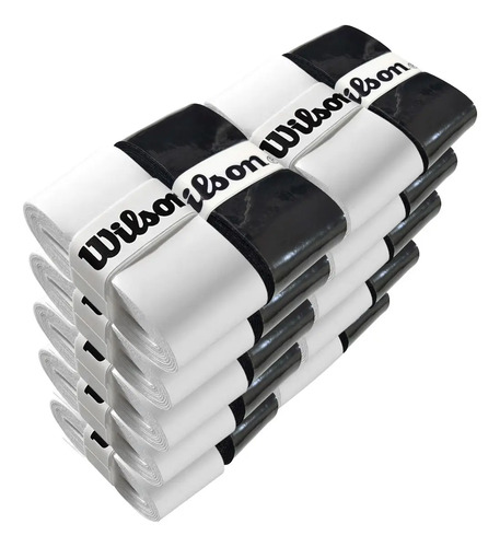 Kit 20 Overgrip Wilson Para Beach Tennis Tênis Padel Preto Cor Sem Furação 10 Branco E 10 Preto