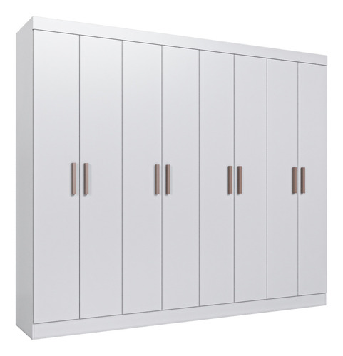 Guarda Roupa Casal 8 Portas 4 Gavetas Paris Espresso Móveis