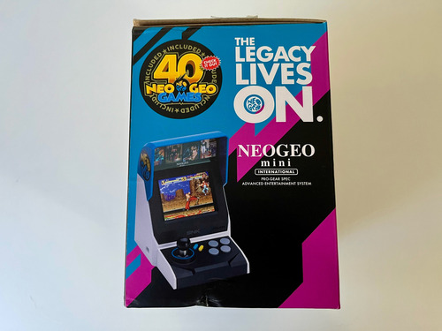 Mini Neo Geo Snk International Edition Azul (Usado)