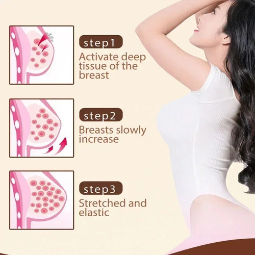 Crema Aumento Busto Y Glúteos Ingredientes Naturales 20g Neutra
