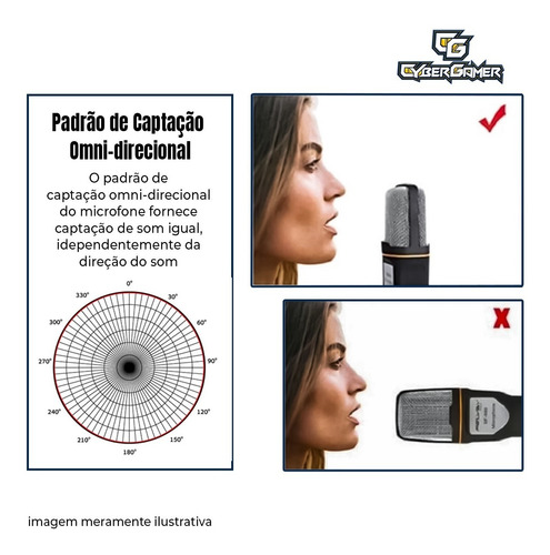 Imagem 4 de 6 de Microfone Condensador Sf-666 Omnidirecional Tripé Premium