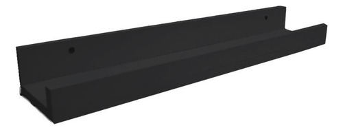 Prateleira Canaleta Para Tempero 250 X 90 Em Mdf - Preto
