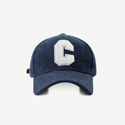 Gorra De Béisbol De Corduroy Para Mujer, Con Letra C, Snapba