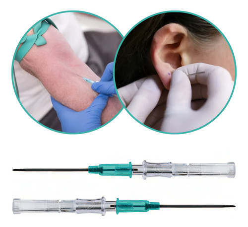 Cateter Intravenoso Teflon Angiocath Bd 18g X 10 Unidades