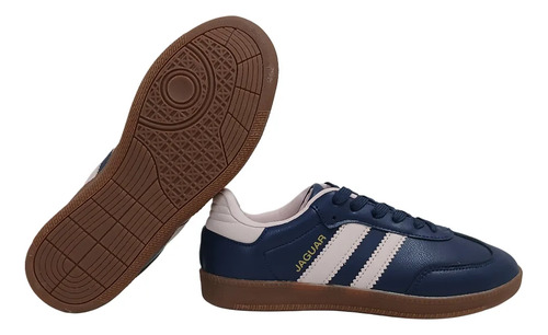 Zapatilla Urbana Moda Mujer 4321 Jaguar Dos Tiras Cordones