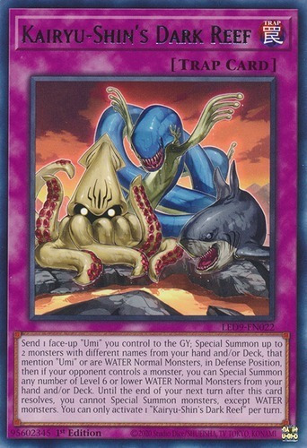 Kairyu-shin's Dark Reef (led9-en022) Yu-gi-oh!