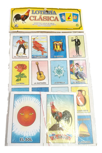 Lotería Tradicional Mexicana Juego De Mesa Feria Kermes Niño