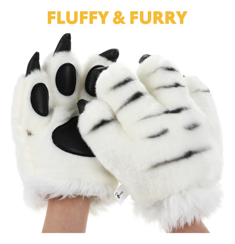 Disfraz De Garra De Tigre, Pata De Gato, Panda Peludo, Adult