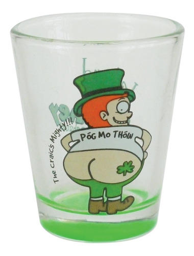 Carrolls Irish Gifts Vaso Chupito Suelto Diseño Craic Is Lep