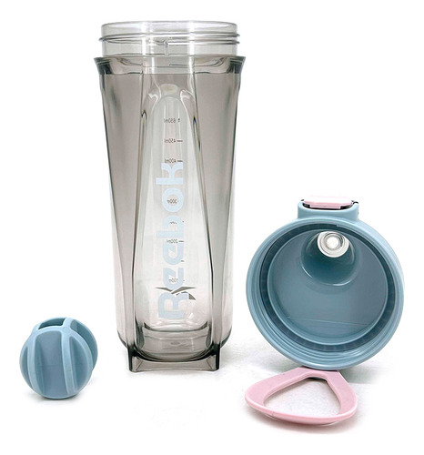 Botella Vaso Shaker Reebok 650ml Mezclador Proteina Con Asa
